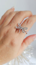 Sterling Silver 925 Dragonfly Ring - view 9