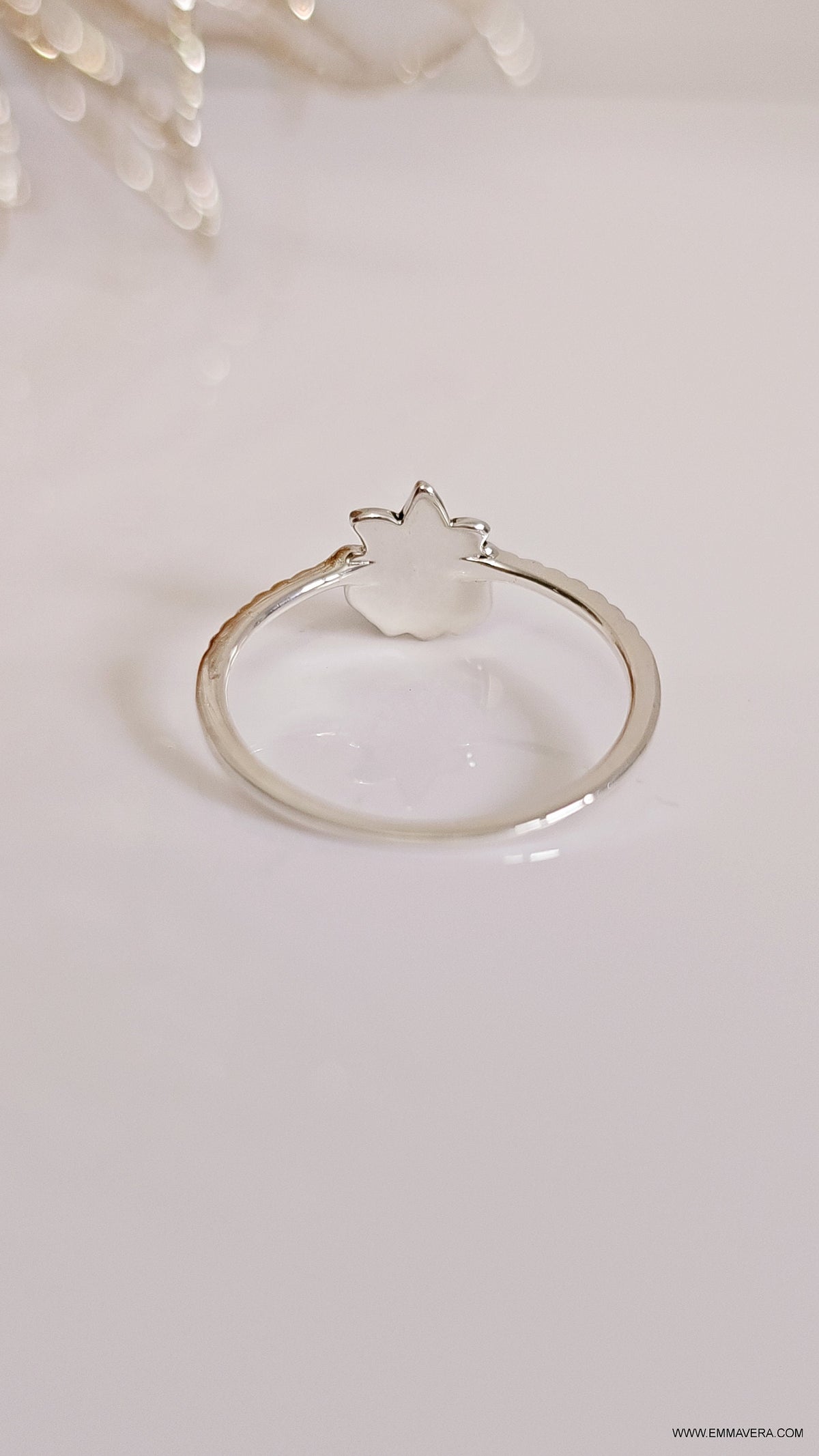 Sterling Silver 925 Lotus Flower Ring - view 8