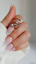 Sterling Silver Women Geometric Ring - view 4