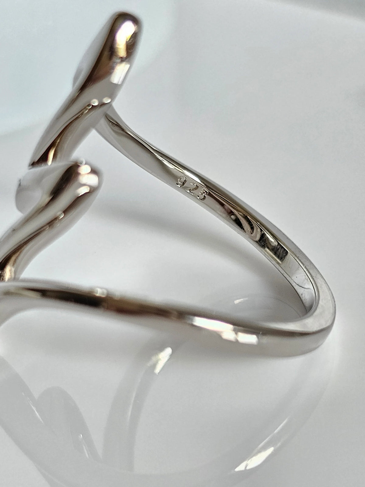 Sterling Silver Women Geometric Ring - view 5