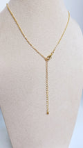 Gold Mother of Pearl, Black Clover Necklace - view 7
