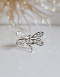 Sterling Silver 925 Dragonfly Ring - view 6