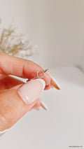 Sterling Silver Dainty Open Circle Ring - view 4