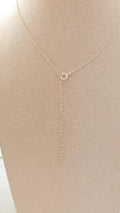Sterling Silver Minimalist Moonstone Pendant Necklace - view 7