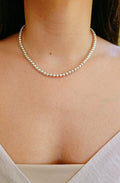 Sterling Silver Beaded Chain Necklace - view 8