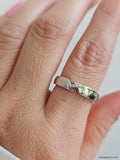 Sterling Silver Elegant Bar Geometric Ring - view 9