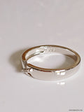 Sterling Silver Elegant Bar Geometric Ring - view 6