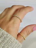 Rose Gold Sterling Silver Ring - view 8