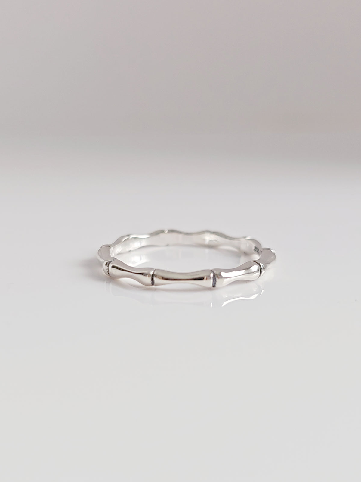 Sterling Silver Bamboo Ring - view 5