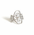 Sterling Silver 925 Bold Filigree Ring