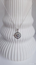 Sterling Silver Nautical Compass Pendant with Chain - view 13