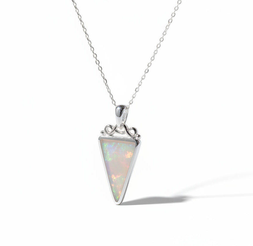 Triangle Mother of Pearl Necklace