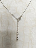 Sterling Silver Halo Pendant Necklace - view 5
