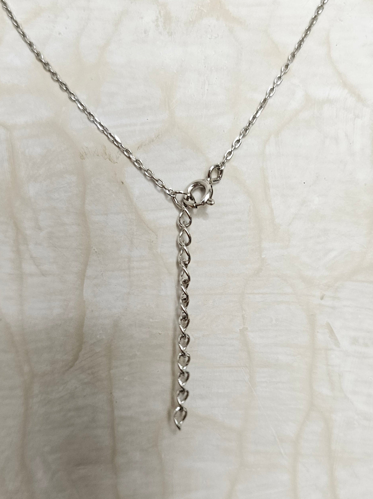 Sterling Silver Halo Pendant Necklace - view 5