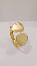 Bold Women's Gold Bangle - view 5