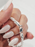 Sterling Silver 925 Rope Chain Bracelet - view 3