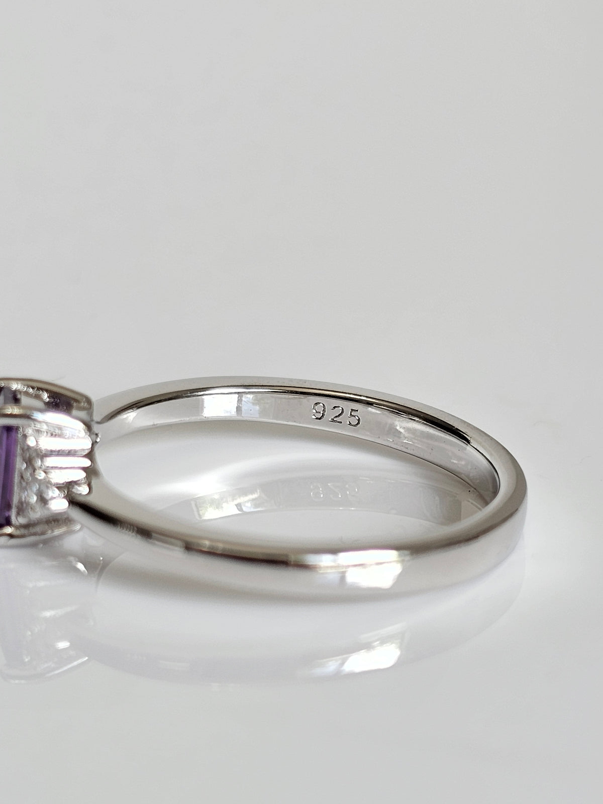 Sterling Silver Amethyst Cocktail Ring - view 6