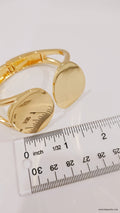 Bold Women's Gold Bangle - view 8