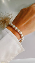 Genuine Fresh Water Pearl Slider Bracelet - view 8