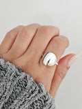 Sterling Silver Disc Ring - view 3
