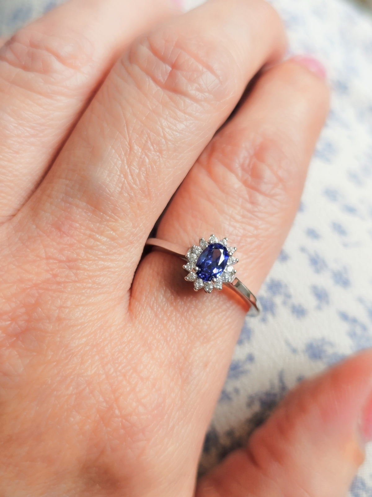 Sterling Silver 925 Tanzanite Ring - view 2