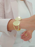 Bold Women's Gold Bangle - view 9
