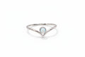 Sterling Silver Larimar Chevron Ring