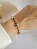 Silver Cable Bangle - view 4