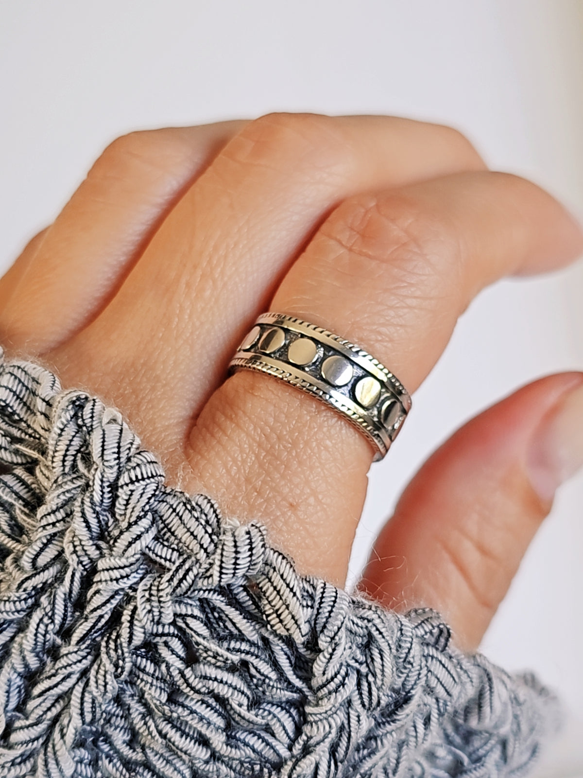 Sterling Silver 925 Unisex Bali Ring - view 5
