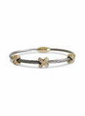 Silver Cable Bangle