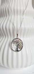 Sterling Silver Tree of Life Necklace - view 6