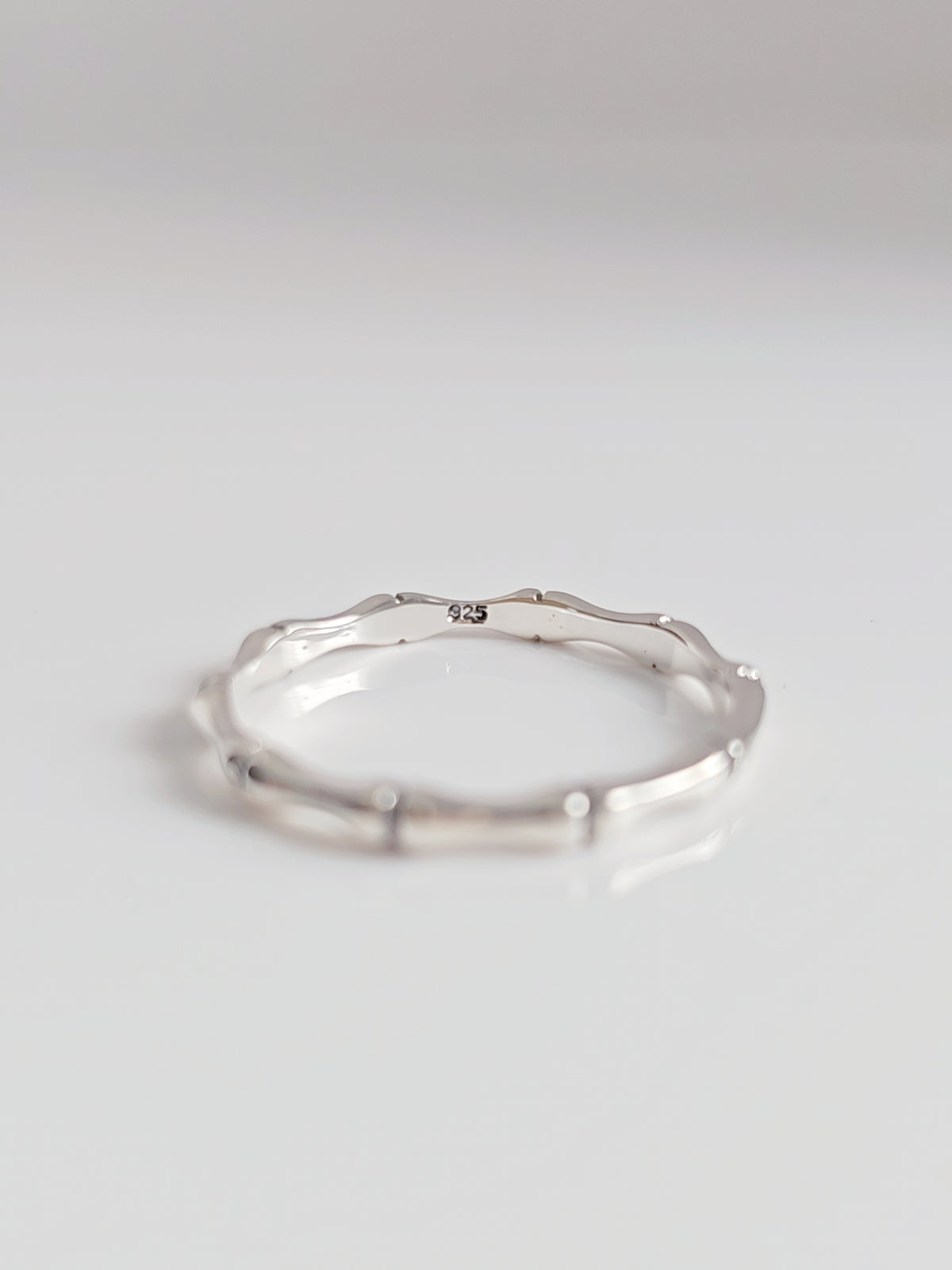 Sterling Silver Bamboo Ring - view 3