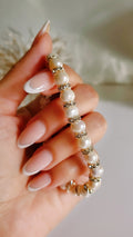 Genuine Fresh Water Pearl Slider Bracelet - view 4