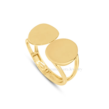 Bold Women's Gold Bangle