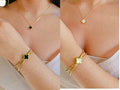 Gold Mother of Pearl Gold Bangle - view 3