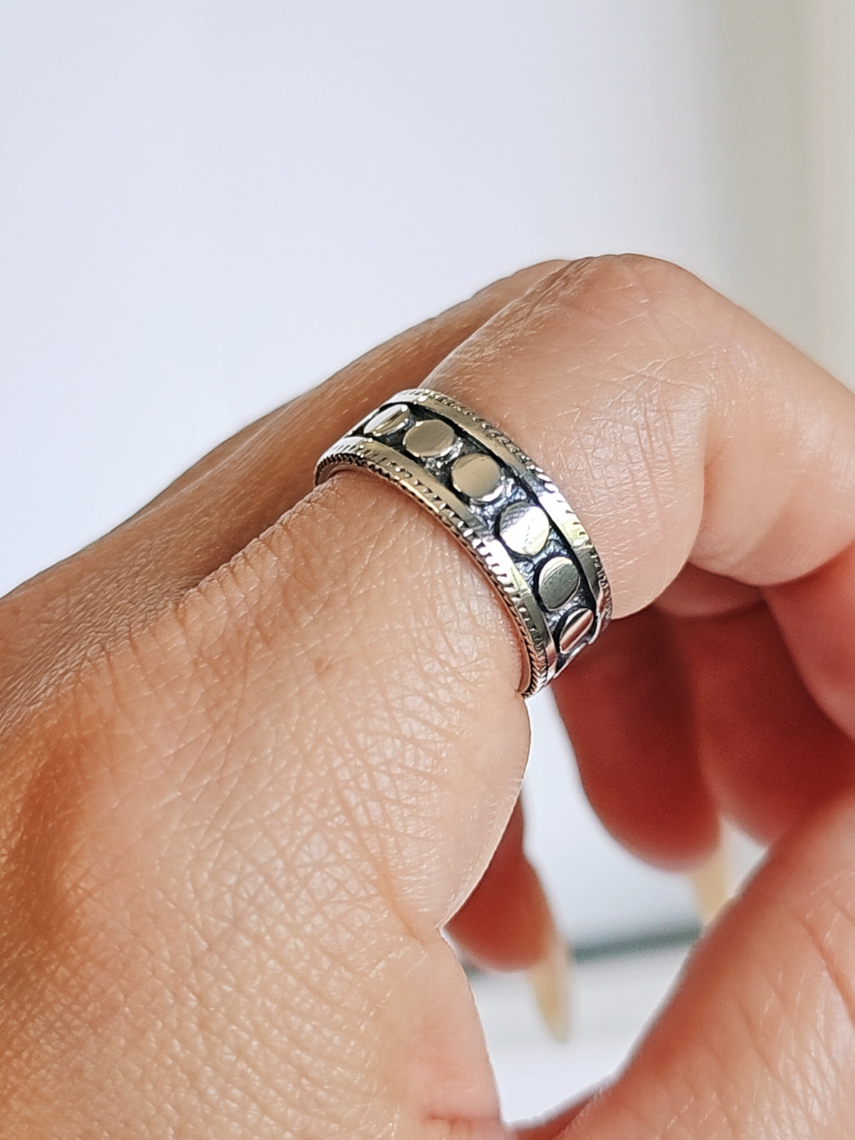 Sterling Silver 925 Unisex Bali Ring - view 9