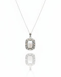 Sterling Silver 925 Mother of Pearl Pendant Necklace