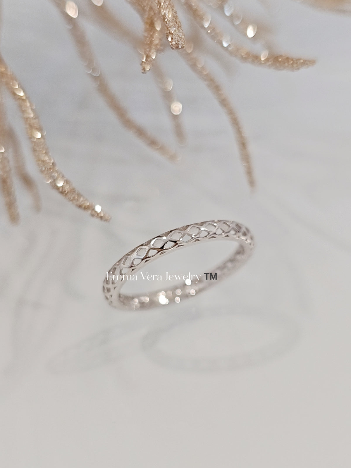 Sterling Silver 925 Simple Statement Band Ring - view 3