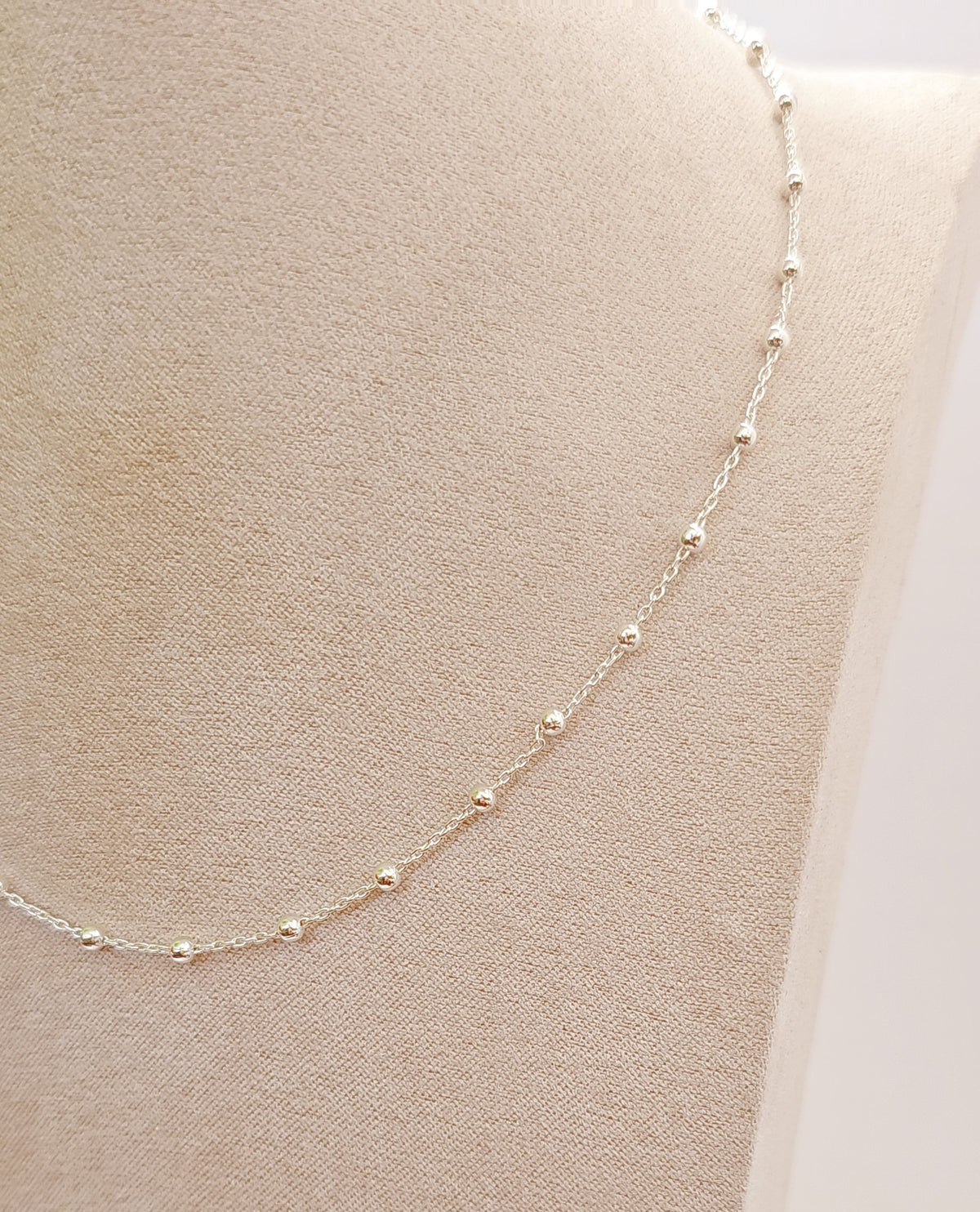 Sterling Silver 925 Choker Chain Necklace - view 4