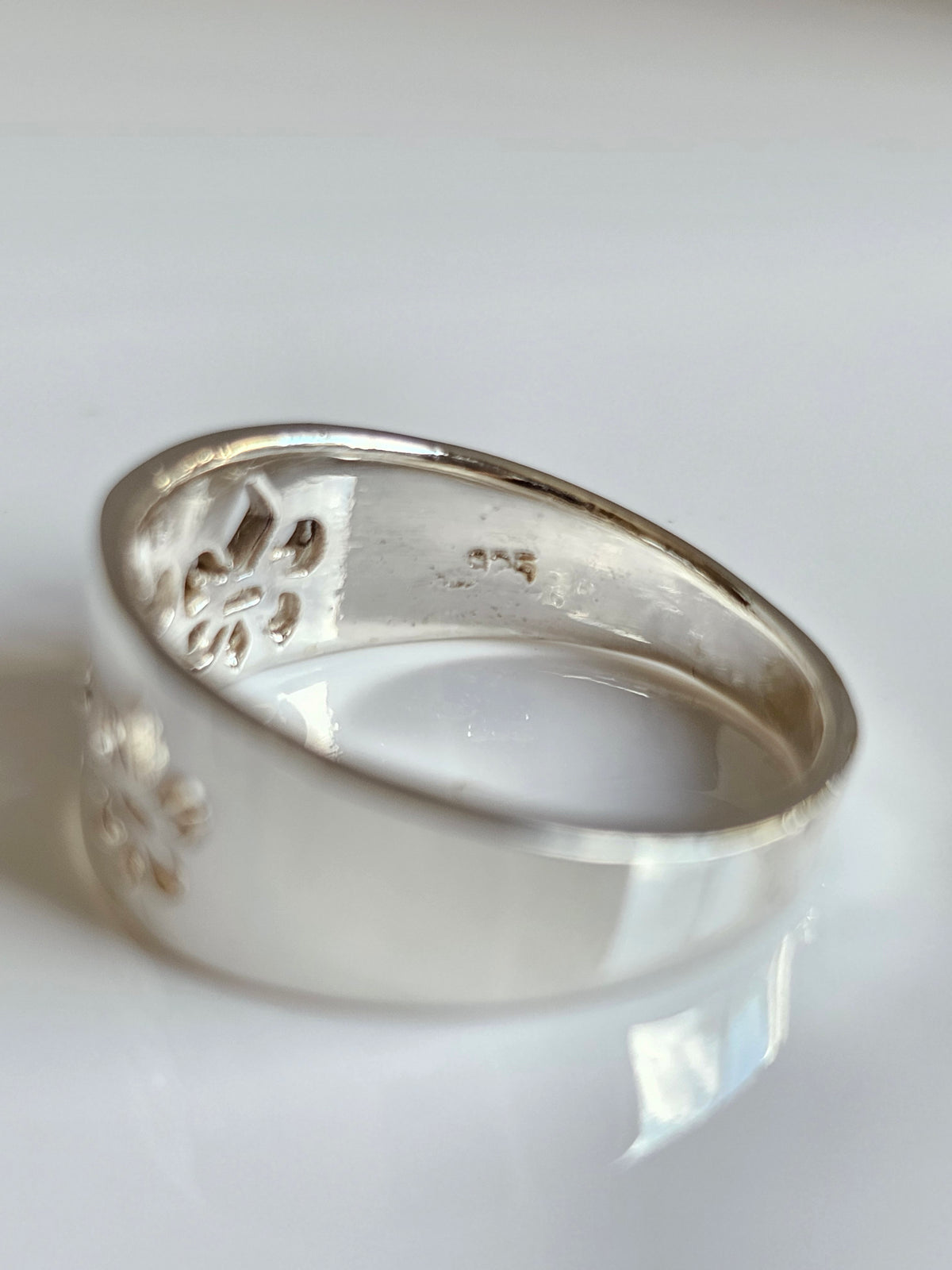 Sterling Silver Fleur De Lis Ring - view 3