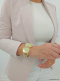 Bold Women's Gold Bangle - view 11