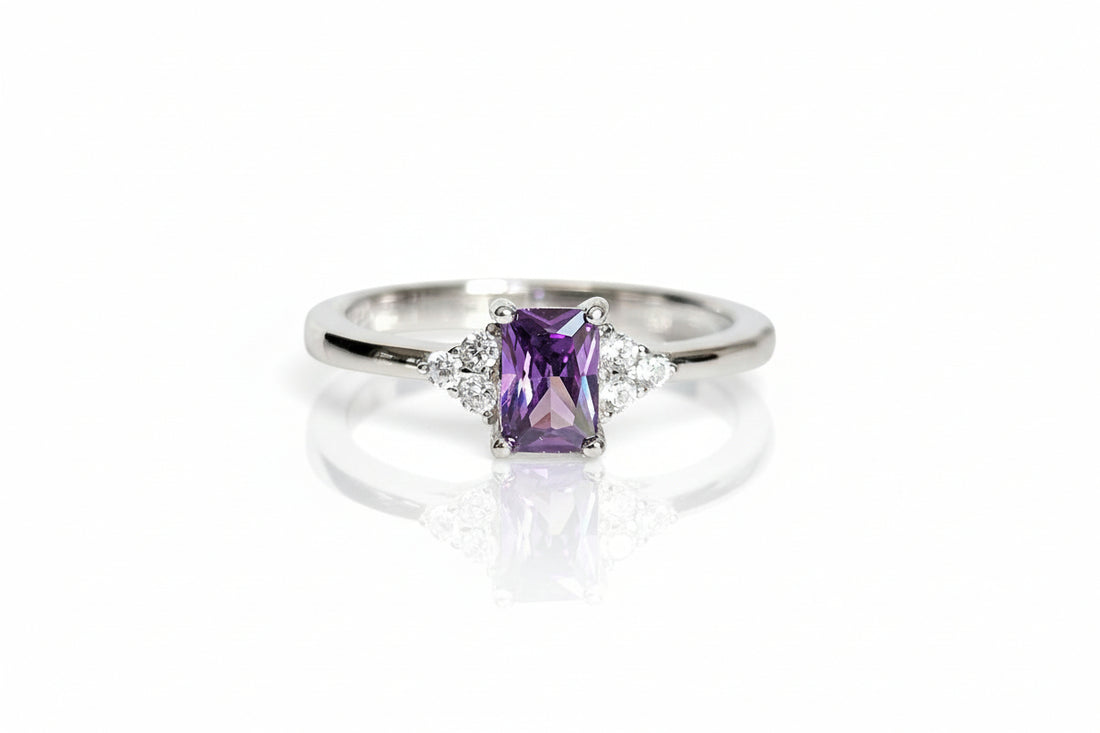 Sterling Silver Amethyst Cocktail Ring