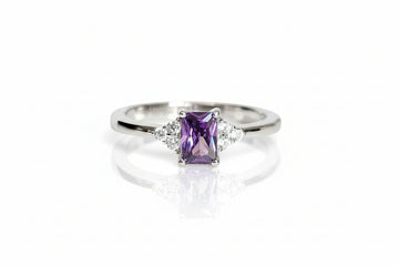 Sterling Silver Amethyst Cocktail Ring