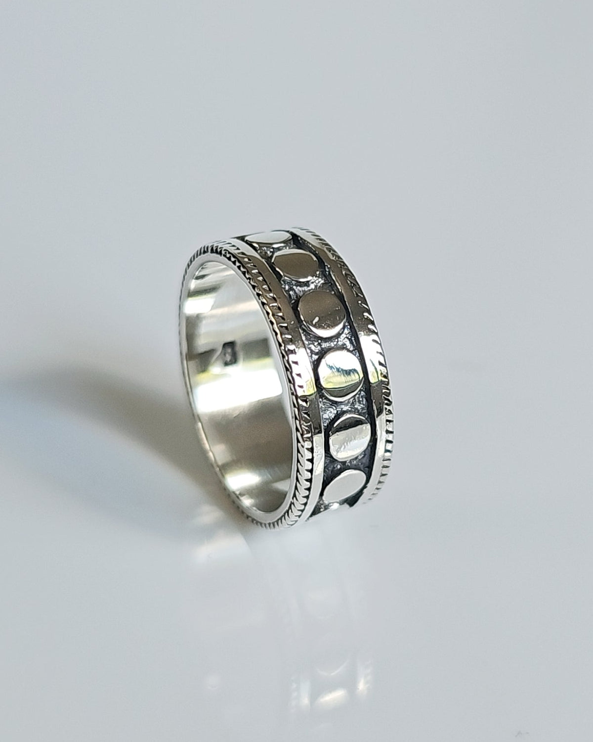 Sterling Silver 925 Unisex Bali Ring - view 6