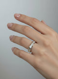 Sterling Silver Mother of Pearl Ring - view 2