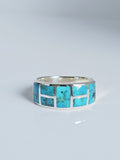 Sterling Silver Turquoise Statement Bold Ring - view 5
