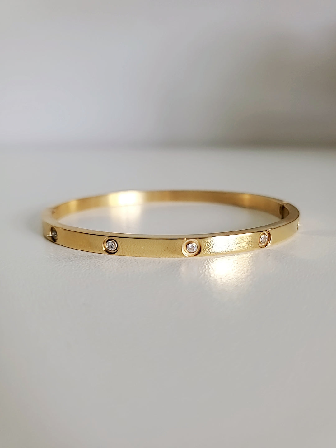 Solid Statement Bangle - view 7