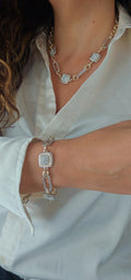 Chain Link Toggle Bracelet - view 2