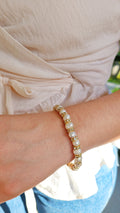 Genuine Fresh Water Pearl Slider Bracelet - view 2