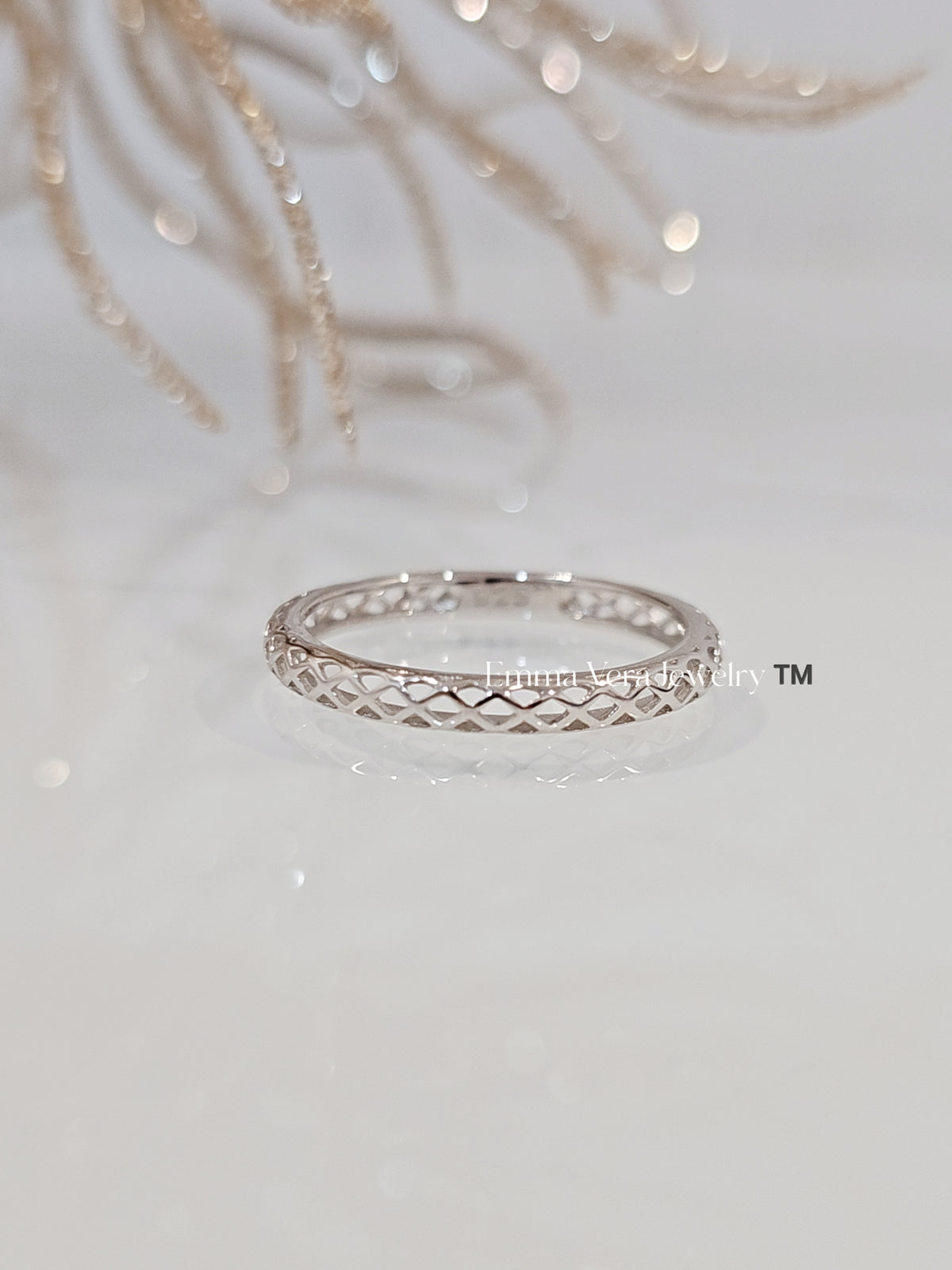 Sterling Silver 925 Simple Statement Band Ring - view 5